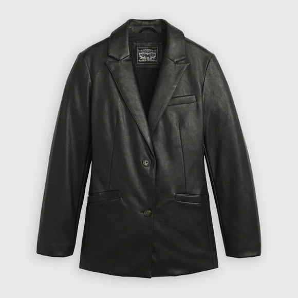 NWT Levi's Black Single Breasted Blazer - Picture 4 of 9